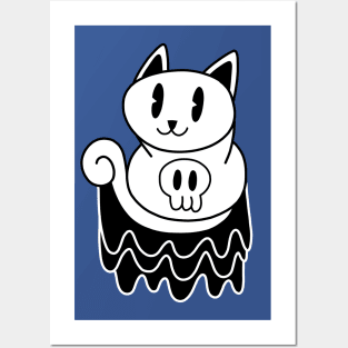 Pirate Cat Owns the Sea Posters and Art